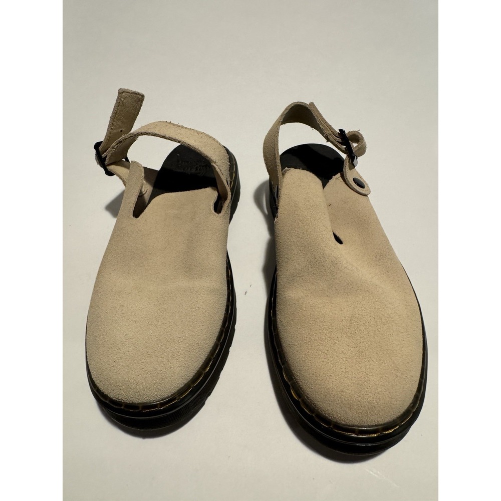 Dr. Marten's Beige Carlson Suede Casual Sling back Mules Men's 6 Ladies 7